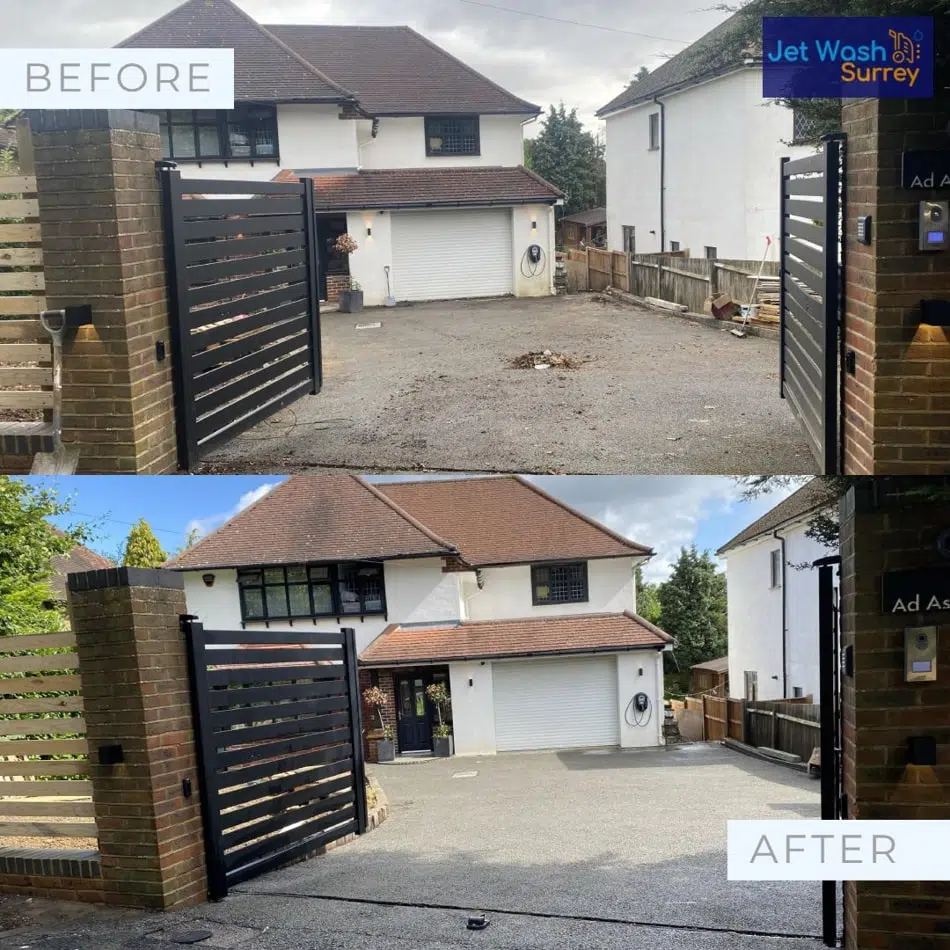Resin driveway cleaners