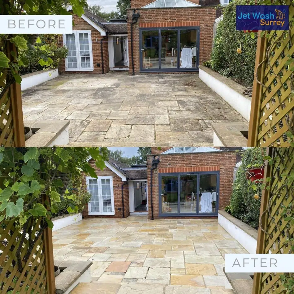 Jet wash company before after