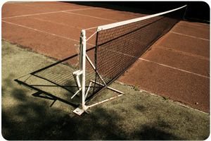 Tennis court jetwashing Hook