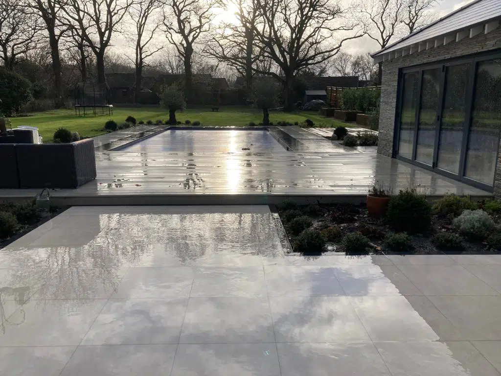 jobs-jetwashing-pool-area-after1 Driveway and patio cleaning local to Brooklands