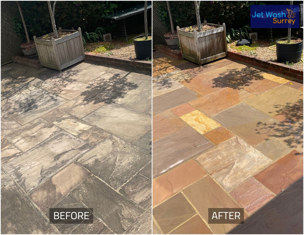 Patio cleaning in Chertsey