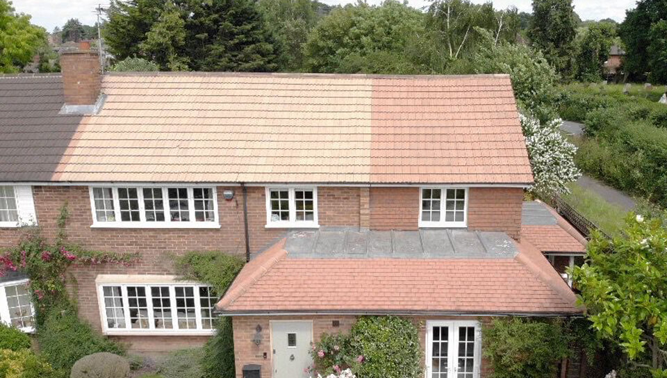 roof-clean-after3 Roof cleaning in Surrey from Jetwash Surrey