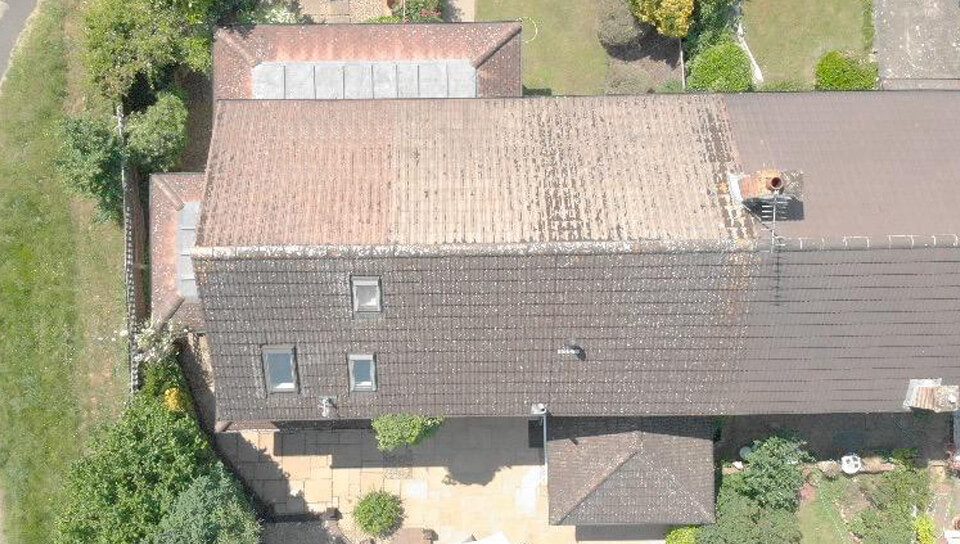 Roof cleaning in Surrey from Jetwash Surrey