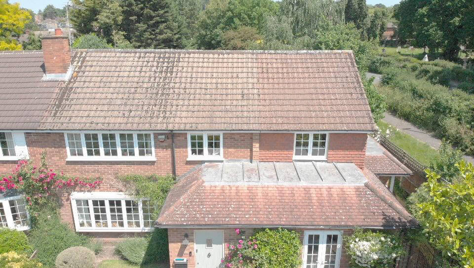 Roof cleaning in Surrey from Jetwash Surrey