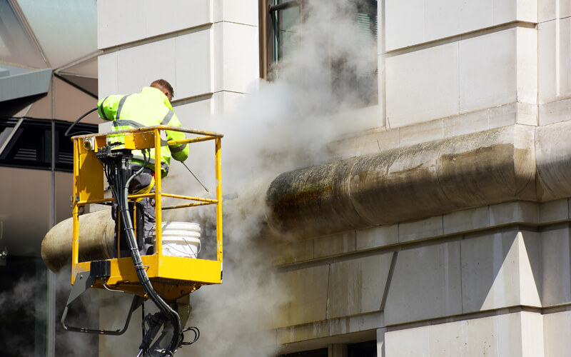 Factory exterior cleaning in Surrey